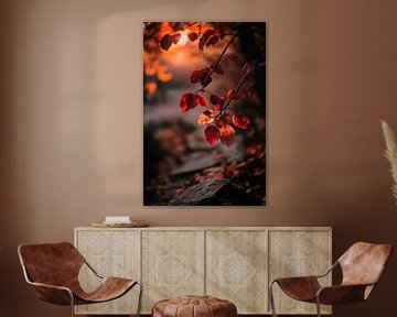 Autumn leaves in soft light by Poster Art Shop