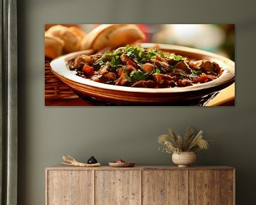 Savoury meat dish moment of pleasure by Poster Art Shop