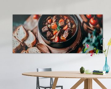 Hearty stew with fresh vegetables by Poster Art Shop
