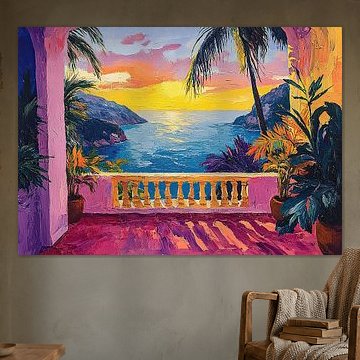 Matisse inspiriert Mediterran Meerblick Meer Fauvismus