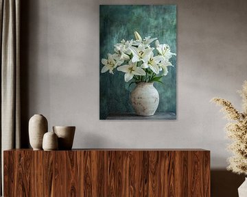 Elegante bloemen in vaas van Imperial Art House