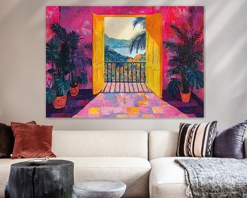 Henri Matisse inspired Mediterranean Sea View Sea Fauvism