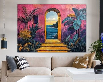 Matisse inspiriert Open Window Meer von Niklas Maximilian