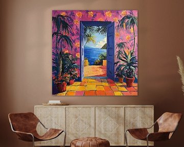 Matisse inspires Open Window Sea