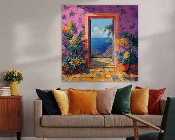 Henri Matisse inspired Mediterranean Sea View Sea Fauvism