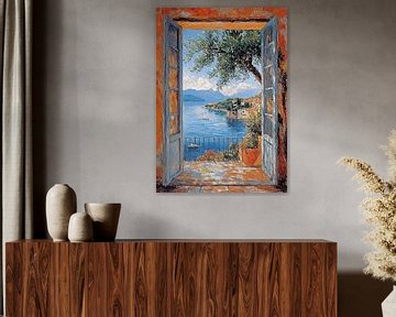Henri Matisse inspireert Open Venster Zien van Niklas Maximilian