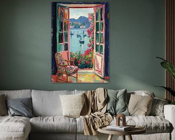 Henri Matisse inspireert Open Venster Zien van Niklas Maximilian