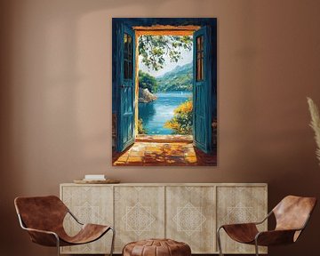 Matisse inspireert Open Venster Zien van Niklas Maximilian