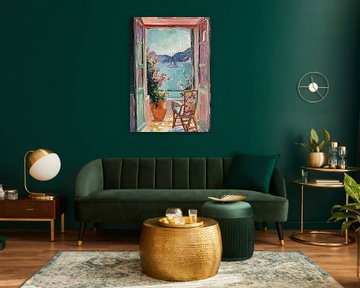 Henri Matisse inspireert Open Venster Zien van Niklas Maximilian