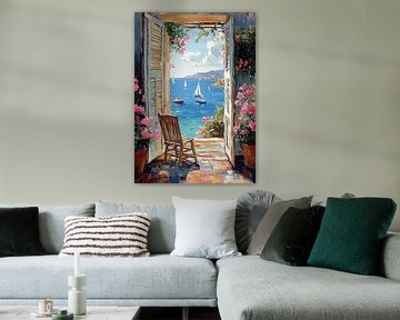 Henri Matisse inspireert Open Venster Zien van Niklas Maximilian