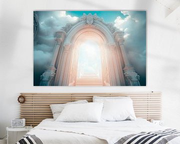 Portaal naar mysterieus licht - Dromerig van Poster Art Shop