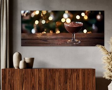 Chocolate dessert in a festive light by Poster Art Shop