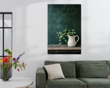 Rustieke kan met groene klimop van Imperial Art House
