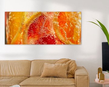 Focus on sparkling citrus fruits by Poster Art Shop