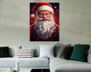 Poster - Kerstman van Björn Nelke