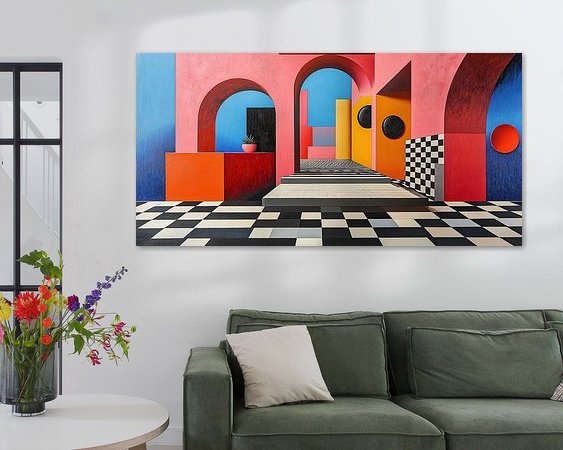 Example of the artwork in a room