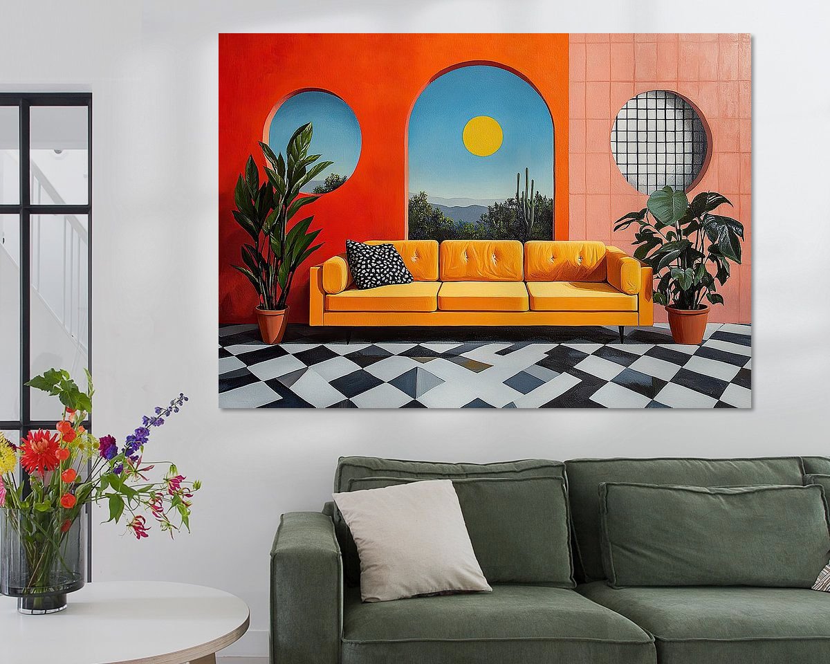Example of the artwork in a room