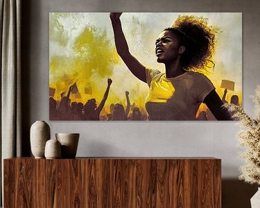 Example of the artwork in a room