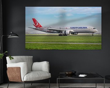 Turkish Airlines Airbus A350-900 passagiersvliegtuig. van Jaap van den Berg