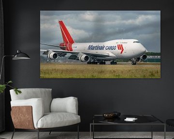 Gelande Martinair Cargo Boeing 747-400. van Jaap van den Berg