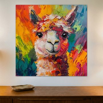Alpaka abstrakt von TheXclusive Art