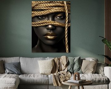 Strings of Gold by PixelMint.