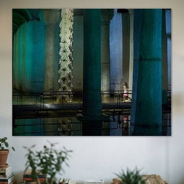 Dans une réserve d'eau romaine, il y a un pilier exceptionnel.