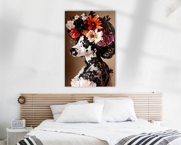 Dalmatiër met bloemenkrans - pure elegantie