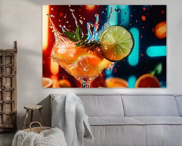 Fruity cocktail with a tangy effect by Poster Art Shop