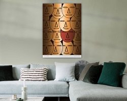 Example of the artwork in a room
