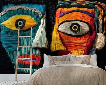 Picasso made of wool by Harry Hadders Design