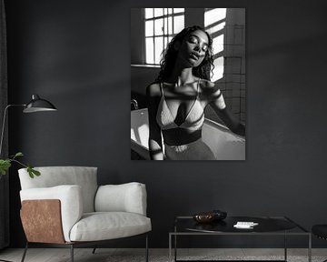 Ombre et lumière du soleil - Instantané sensuel sur Poster Art Shop