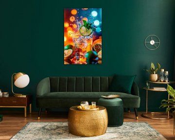 Sprankelende cocktail met verse citrusvruchten van Poster Art Shop