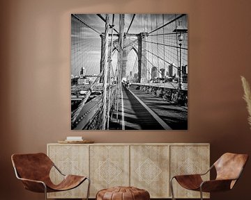 NYC Brooklyn Bridge von Melanie Viola