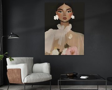 Modern portret met een chic tintje van Carla Van Iersel