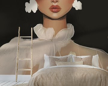 Modern portret met een chic tintje van Carla Van Iersel