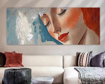 Close Your Eyes to See van Abstract Schilderij