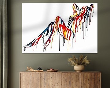 Mädchen von sport art