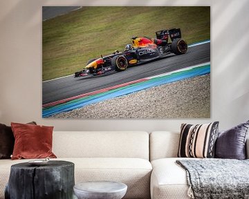 RB7 van Red Bull in actie tijden Jack's Racing Day van Martijn de Bruijn