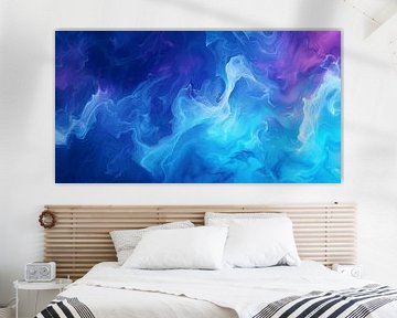 Ethereal Waves: A Dance of Colors by Oizy Blue