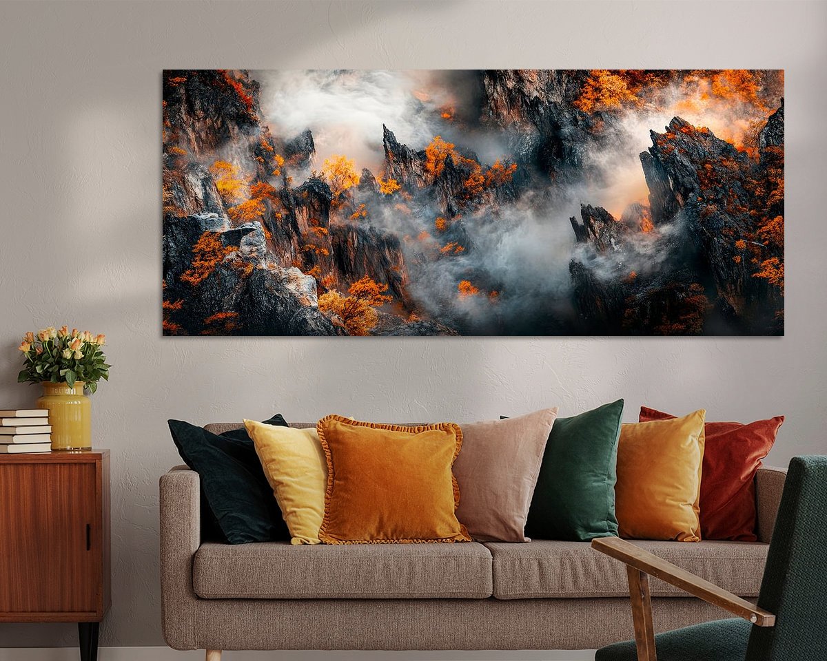 Example of the artwork in a room