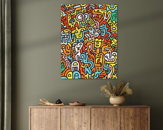 Example of the artwork in a room