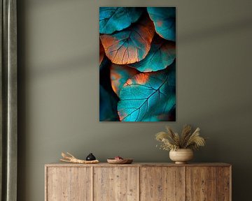 Bunte Blätter im Lichtspiel von Poster Art Shop