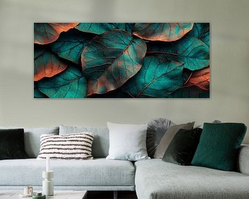 Farbige Blätter im Stillleben von Poster Art Shop