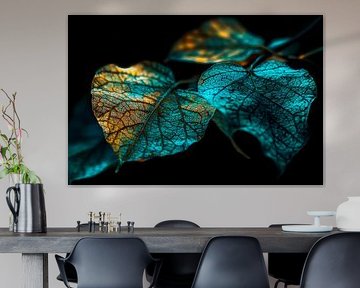 Shiny leaves in the dark by Poster Art Shop