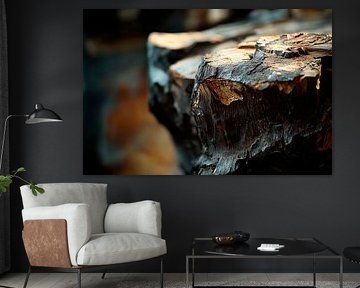 Wood surface close-up by Poster Art Shop