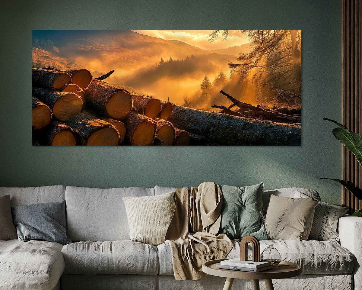 Example of the artwork in a room