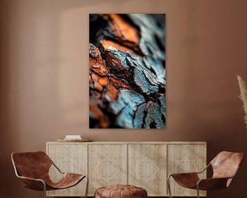 Holzstruktur in Nahaufnahme von Poster Art Shop