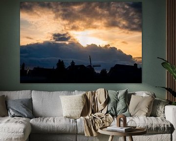 Hollandse wolken van Anna Koek