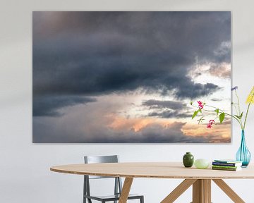 Clearings with sunset by Anna Koek